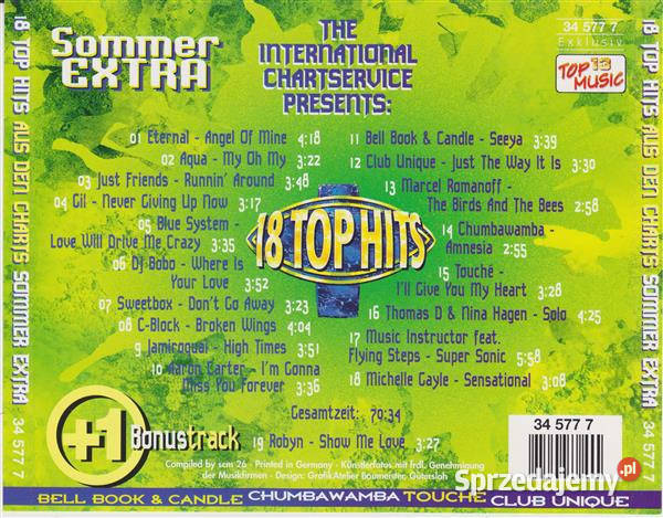 18 Top Hits Aus Den Charts Sommer