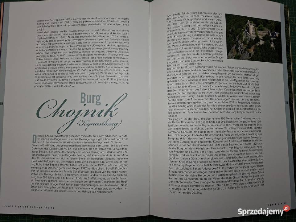 Zamki i pałace Dolnego Śląska tom I i II RM Kraków