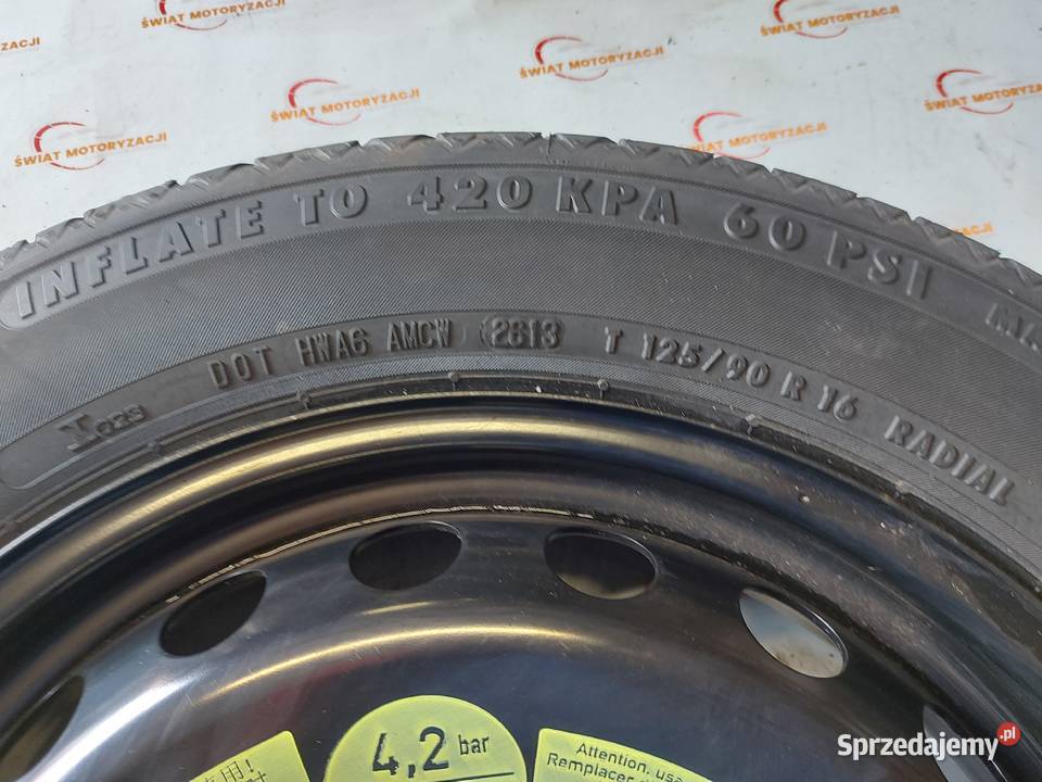 MERCEDES W204 koło dojazdowe 1259016 98M 5x112 Koła dojazdowe Kielce