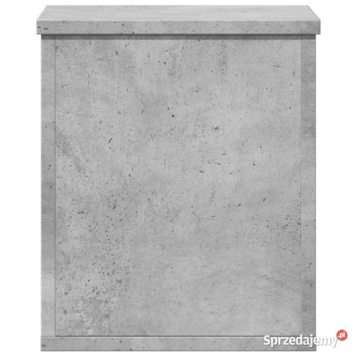 Skrzynia szarość betonu 30x35x35 materiał Warszawa