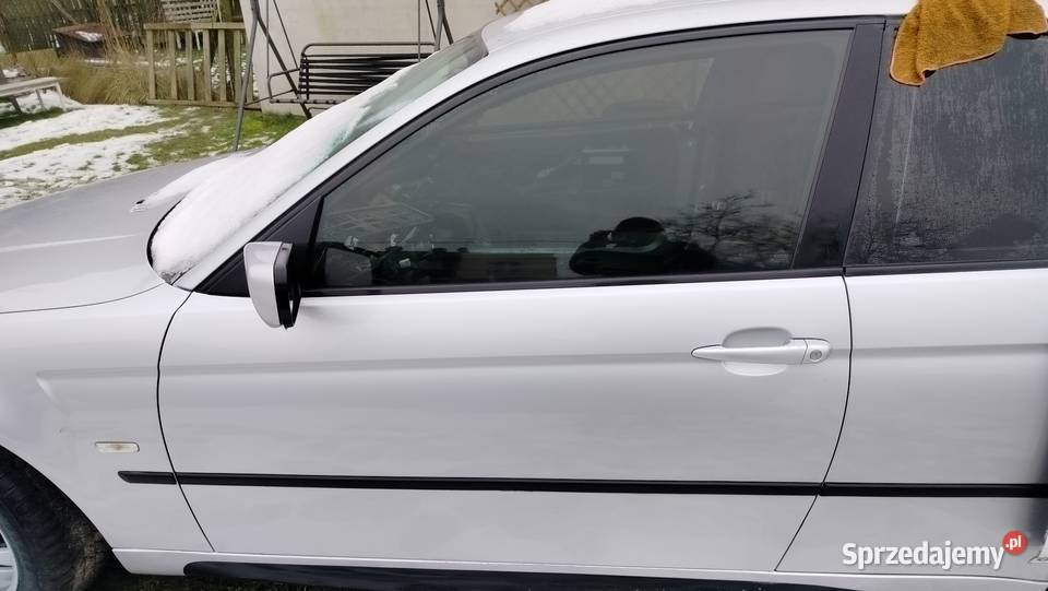 Bmw e46 compakt drzwi przednie lewe titansilber Karoseria Części samochodowe Aleksandrów Łódzki sprzedam
