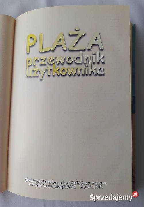 PLAŻA przewodnik użytkownika sprzedam