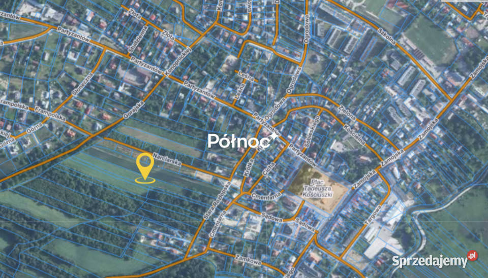Szczebrzeszyn działka z zabudową i mediami