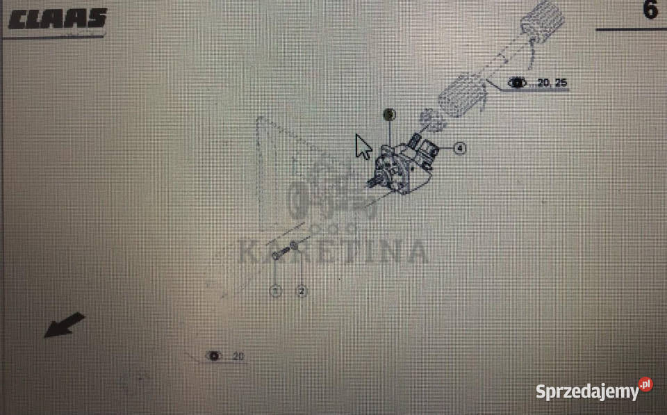 CLAAS 00 0864 700 100 0855 320 2Claas Jastrzębniki sprzedam