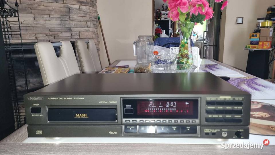 Odtwarzacz CD Technics SLPG400A Level Meter Peak Warta sprzedam
