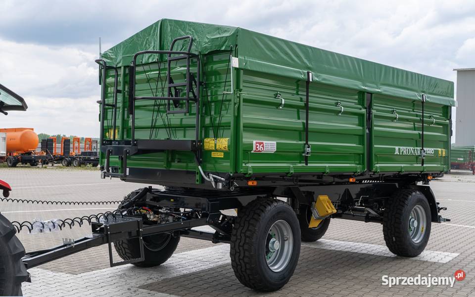 Przyczepa rolnicza dwuosiowa przyczepy Pronar kujawsko-pomorskie Rogóźno