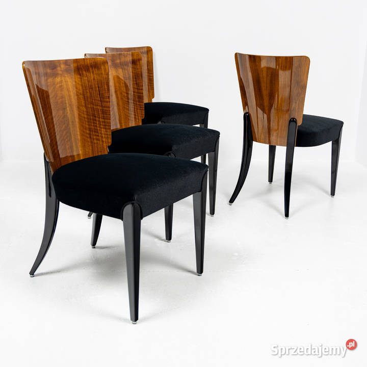 Komplet Czterech Krzeseł Proj Halabala Model wielkopolskie Swarzędz