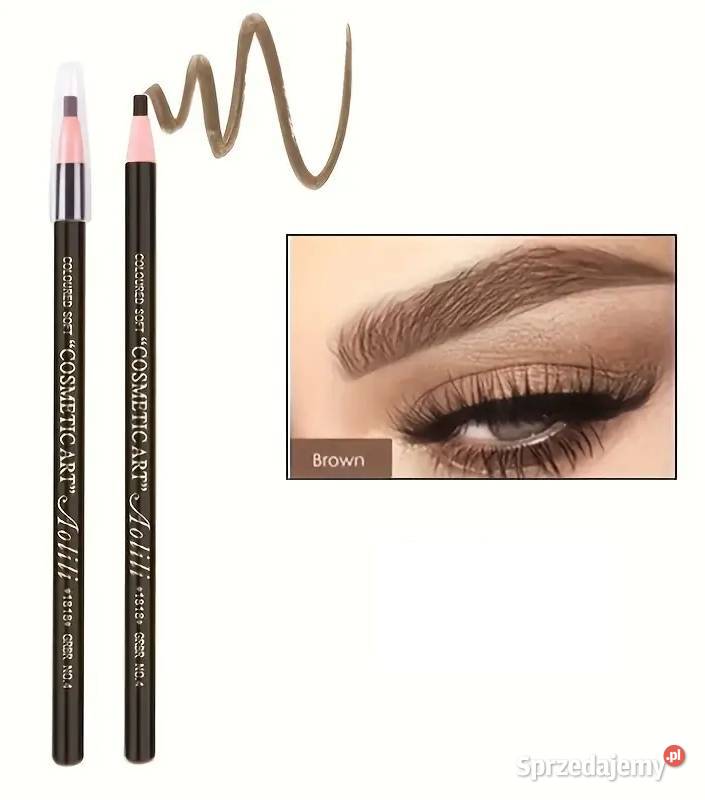 Ołówek Kredka do brwi Wodoodporna Lekka Kawa AS Płock sprzedam