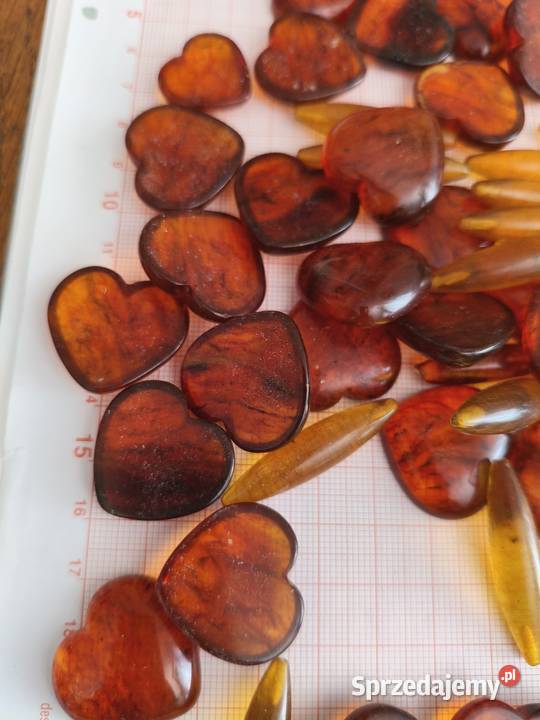 Bursztyn Serca półprodukt