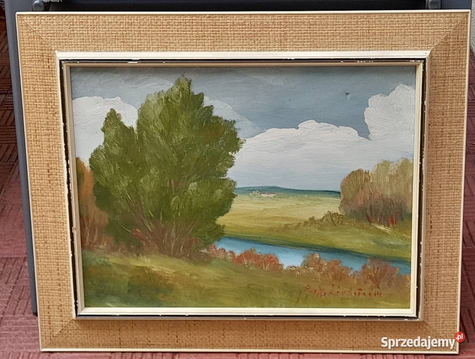 Per Gunnar Lindstrom 19091986 Antyczny obraz Malarstwo Iłża