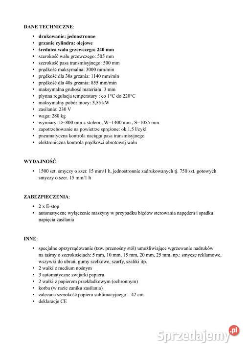PRASA ROLOWA DO SMYCZY łódzkie Łódź