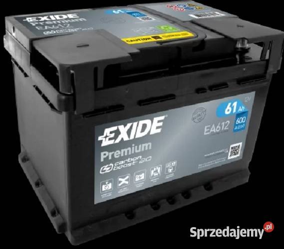 Akumulator Exide Premium 61Ah 600A Układ elektryczny Olsztyn