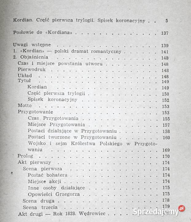 Kordian Juliusz Słowacki literatura piękna - proza polska Chełm
