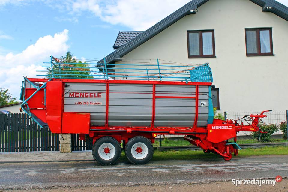 Przyczepa samozbierająca Mengele LAW 345 TANDEM