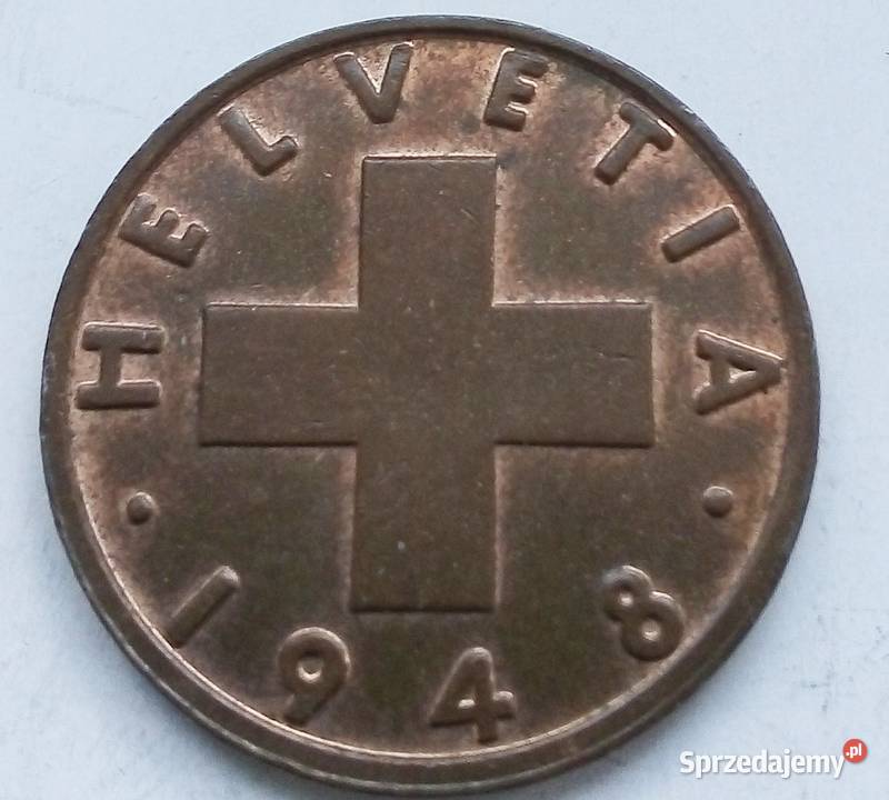 SZWAJCARIA2 RAPPEN1948 rB ŁADNA Legionowo