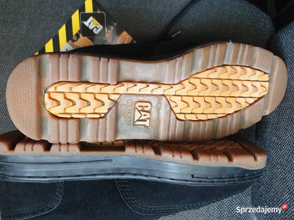 Buty skórzane Caterpilar 45 czarne stan mazowieckie Warszawa