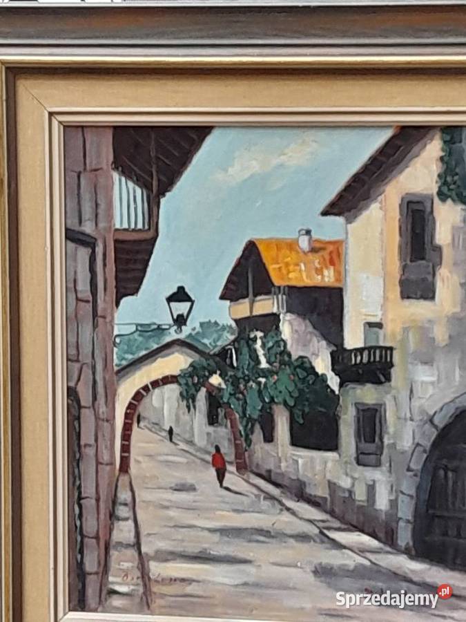 Roberts 58 Uliczka w Barcelonie obraz olejny Iłża