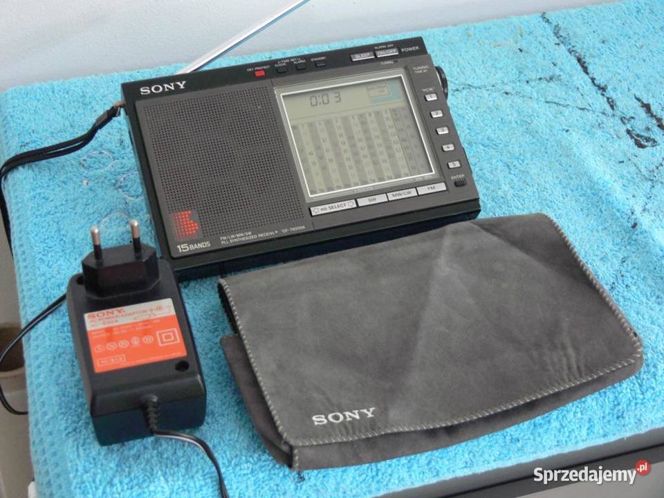 Radio globalne Sony ICF7600DA 15 zakresów Jasło