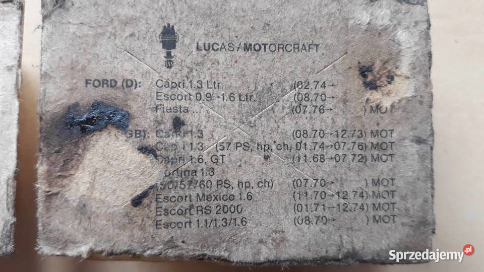 Platynki Ford Capri 13L Escort 16L 1237 013 715 Bukownica