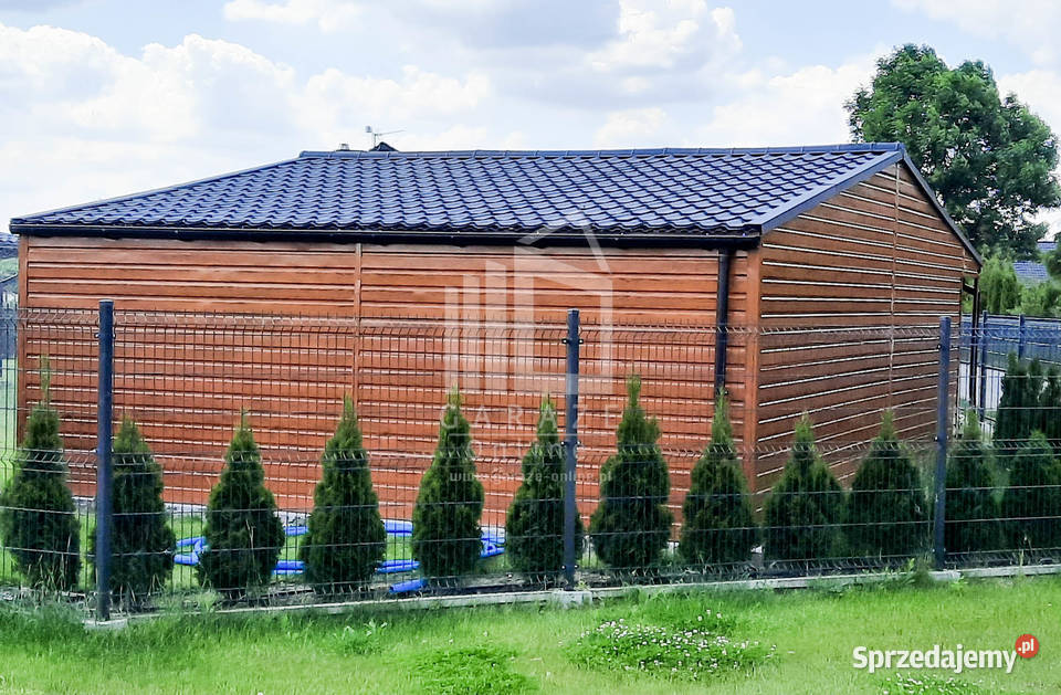 GARAŻ BLASZANY 6m x 58m Brama drzwi okno 34.8m2 Lublin