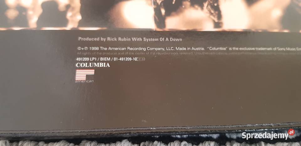 System of A Down LP nowa Jastrzębie-Zdrój sprzedam