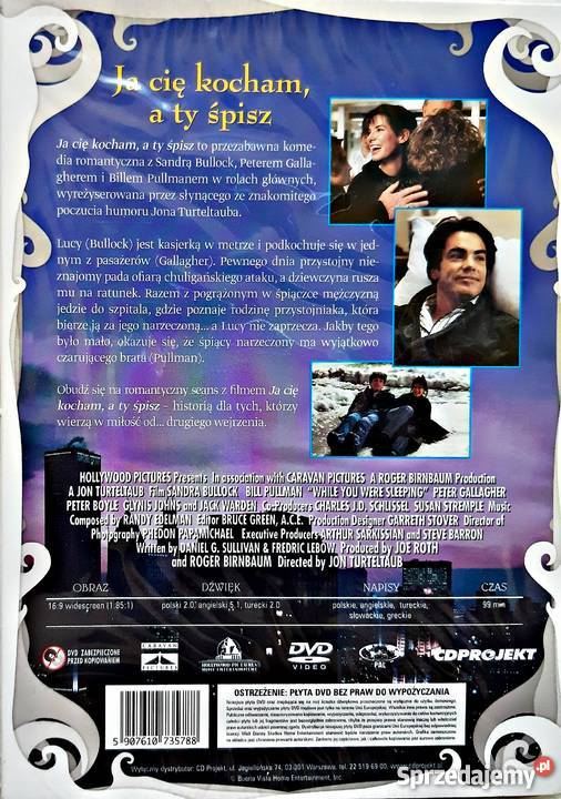JA CIĘ KOCHAM A TY ŚPISZ SANDRA BULLOCK wielkopolskie Kalisz