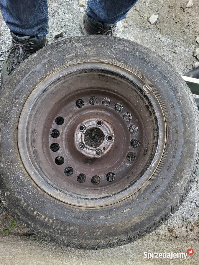 Opona Continental na stalowej feldze 19565r 15 dolnośląskie Jelcz-Laskowice