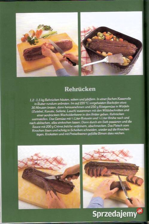 Kuchnia Niemiecka Nadrenia Dziczyzna 2 Książki Łódź