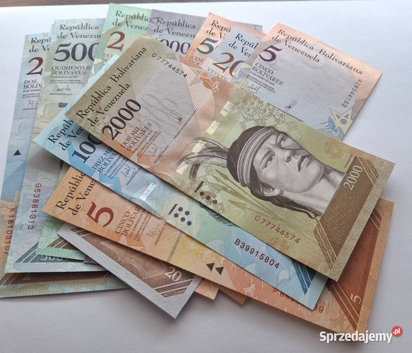 VENEZUELA10 SZTUK BANKNOTÓWKAŻDY INNY Legionowo