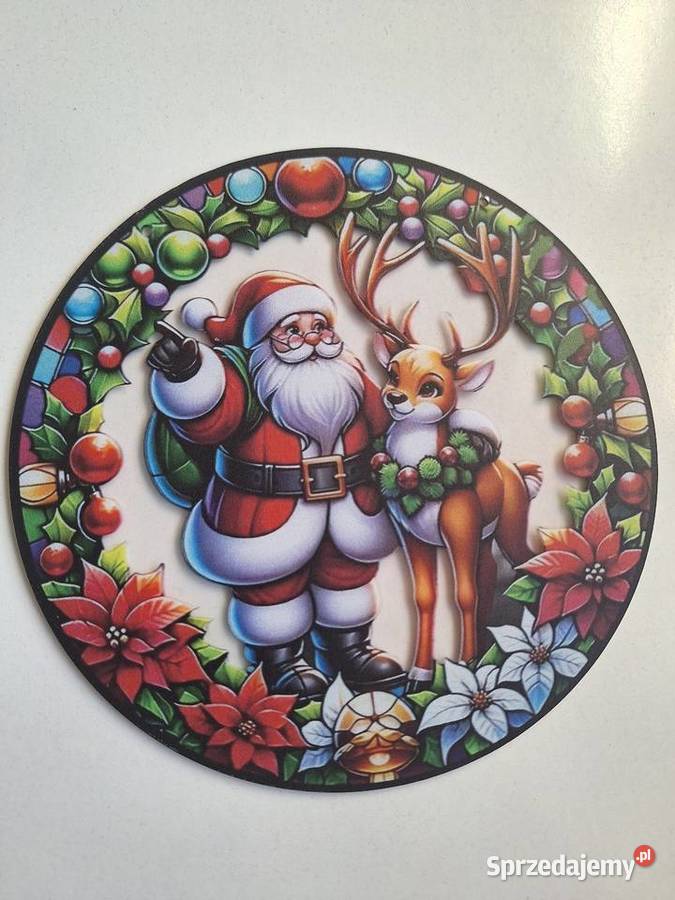 Witraż świąteczny na okno szybę dekoracja ozdoba Kalisz sprzedam