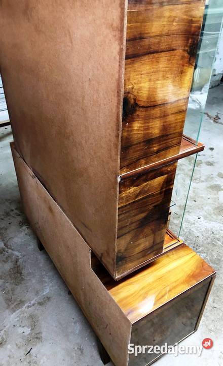 Kredens etażerka piękne zdobienia Vintage PRL małopolskie