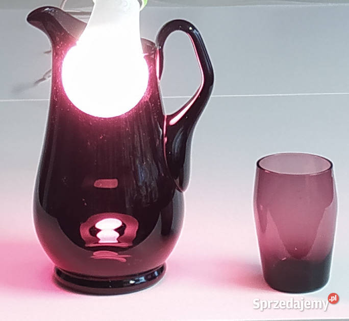 dzbanek w kolorze bakłażanowo fioletowym Warszawa