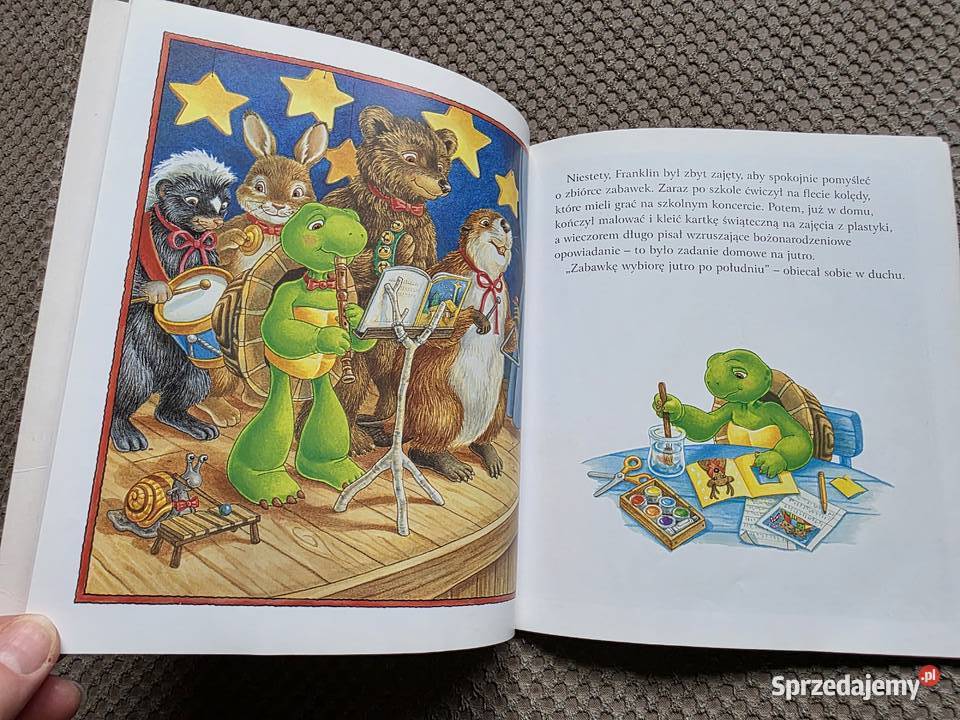 Franklin i prezent świąteczny Książki dla dzieci Kraków