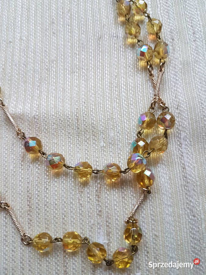 Piękne stare korale Jablonex Trzebinia sprzedam