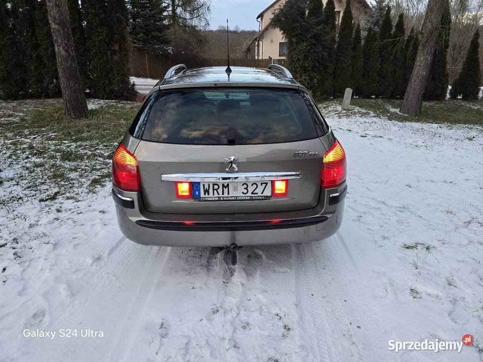 Peugeot 407 Szwecja 22 B 160 koni stan Sandomierz sprzedam