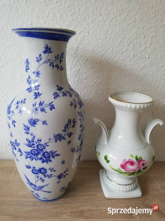 Ładne porcelanowe wazony Gorlice