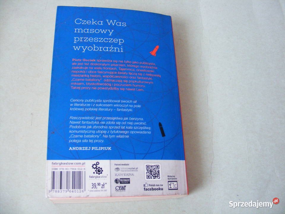 Czarne bataliony Gociek Strefa 7 Reilly Taliesin Proza i poezja Oborniki Śląskie sprzedam