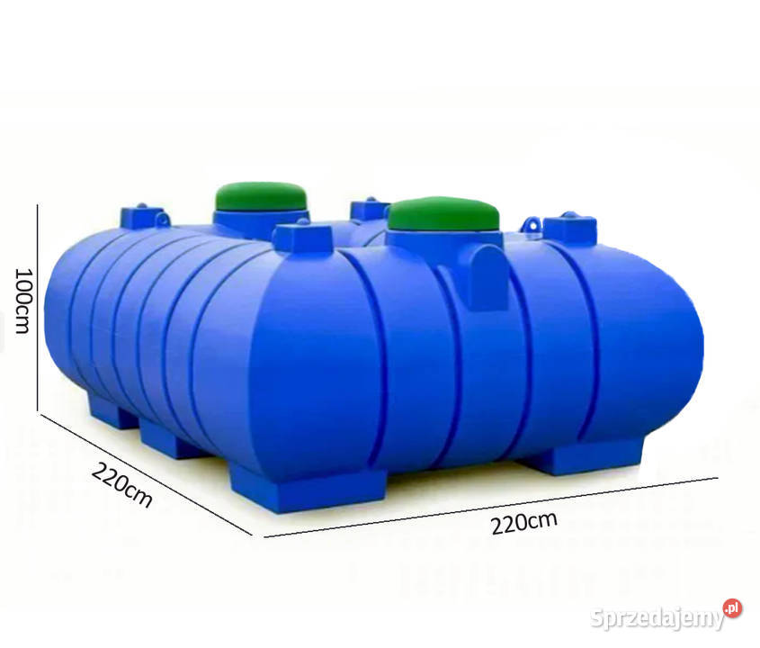 ZBIORNIK NA WODĘ DESZCZOWĄ FLAT 3000L Moja Woda