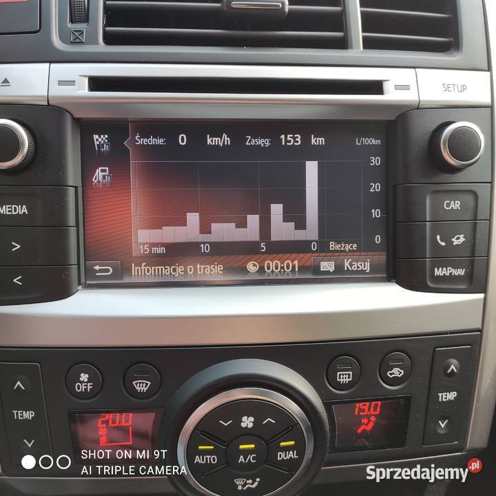 Toyota Verso 7 osobowy Koło