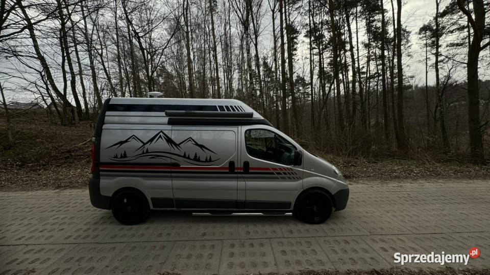 Renault Trafic long Kamper 20dci łóżko lodówka tempomat Gdańsk