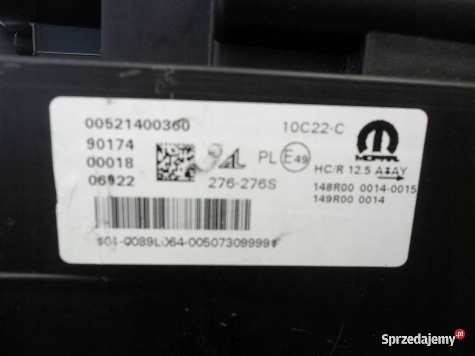 Fiat 500 E reflektor prawy przedni lampa prawa Nowy Tomyśl