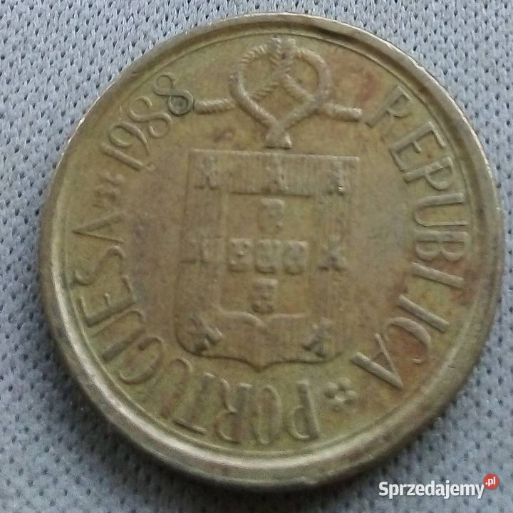 PORTUGALIA5 ESCUDOS1988 r Legionowo