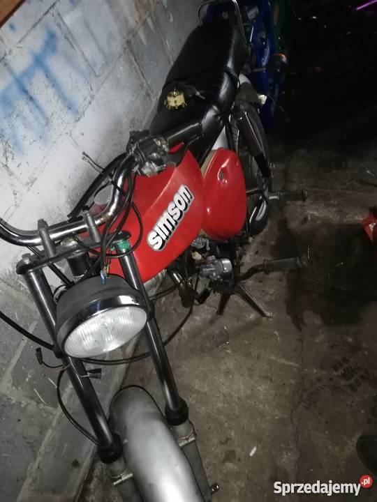 Rama Simson s51 z papierami Romet ogar 205 z metalic