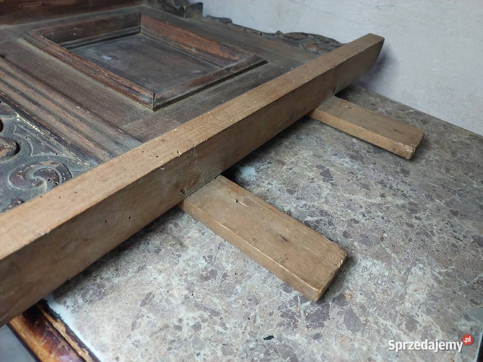 Stara drewniana nadstawka szafki komody lustra Tczew sprzedam