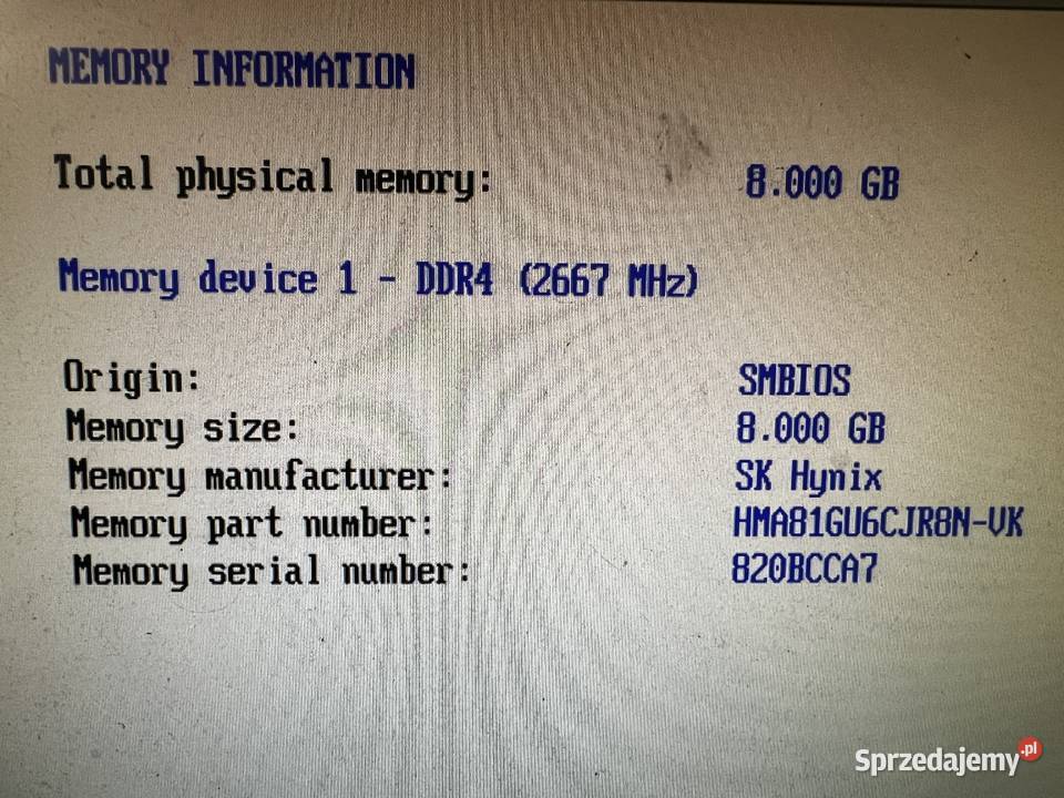 Komputer Lenovo ThinkCentre M710s I58GB RAMSSD Łańcut