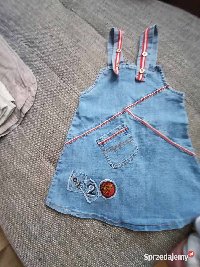 Sukienka ogrodniczka rozmiar 110116 stan idealny Włocławek