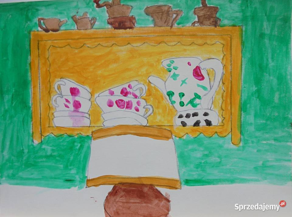 Fizjoterapeuta akryl papier inne Wojciech Warszawa