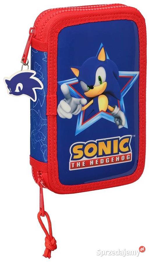 Piórnik Sonic z Wyposażeniem Dwukomorowy 2 Dla Dziecka