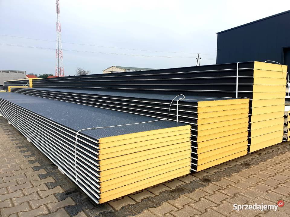 Płyta warstwowa PIR 40 100 mm dachowa ścienna Skulsk sprzedam