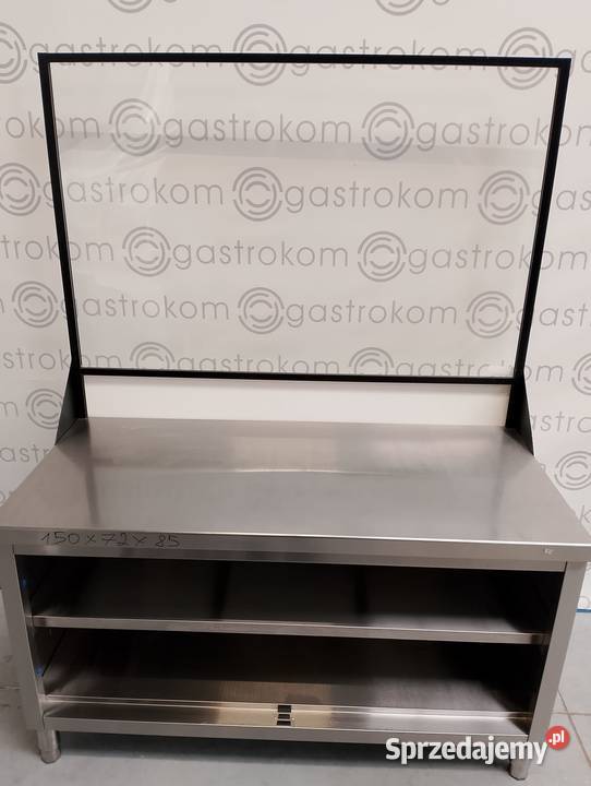 Stół zabudowany z 3 stron ze ścianką Wrocław